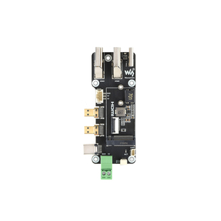 微雪树莓派5 PCIe转M.2多功能转接板 2230/2242尺寸 支持双4K输出