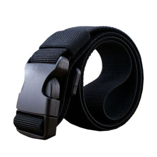 插扣腰带松紧女细塑料自动卡扣弹力窄潮加长无金属皮带男士过安检