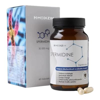 捷克H-MEDIZIN亚精胺 细胞自噬清理老细胞DNA寿命健康增肌 60粒