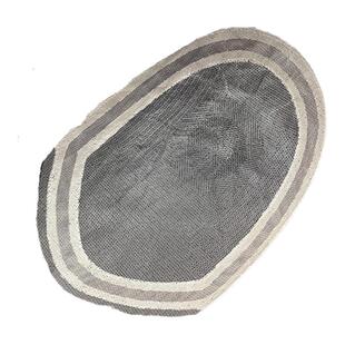 男士假发真发隐形纳米瑞士网无痕前额隐形整顶补发片背头秃顶地中