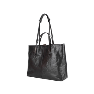 吉娜同款食草堂托特包头层植鞣大容量单肩通勤包轻便柔软离歌Pro