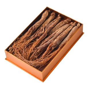 八年根无糖红参250克长白山红参整支红人参礼盒红参全须免费切片