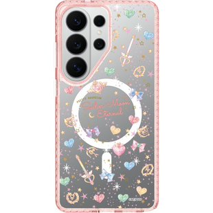THE HOOD美少女战士联名变身器图案适用于三星Galaxy S26/S25/24/23Ultra/Plus气垫保护防摔手机壳镜面保护壳