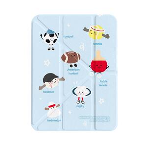可爱jellycat运动Y+三折适用ipadair6保护套air5/4新款ipad10带笔槽11寸防摔10.2/10.9苹果平板保护套mini7
