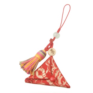 免缝三角形福袋空袋子手机挂件随身吊坠挂绳平安护身符袋包包挂饰