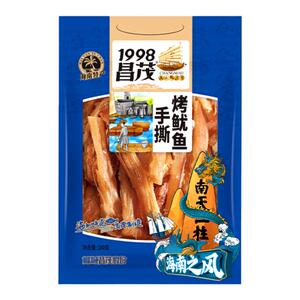 海南特产昌茂手撕烤鱿鱼条160gX4