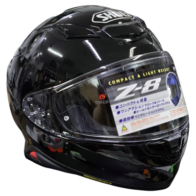 SHOEI Z8大头围大号尺寸3XL 4XL亮黑珠光白超大码64 65 66 67头盔