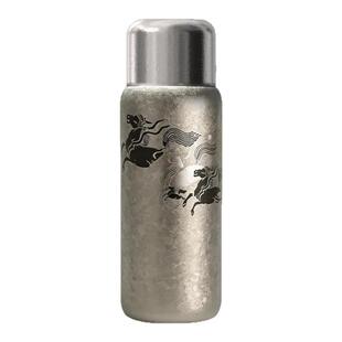 天沏钛杯马年限定纯钛保温杯430ml手工大容量保冷杯男士礼盒