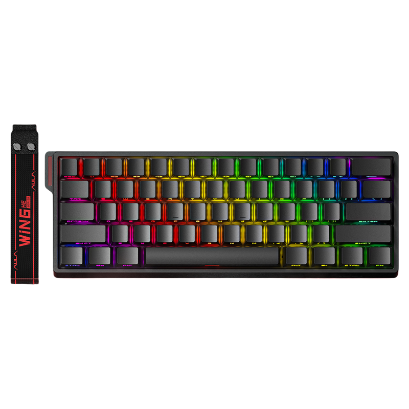 AULA狼蛛WIN60/68HE磁轴键盘