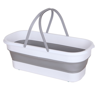 可折叠拖把桶水桶长方形塑料单桶手提家用洗拖布洗车储水大号容量