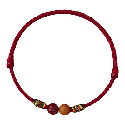 2026新款天然朱砂红绳手链