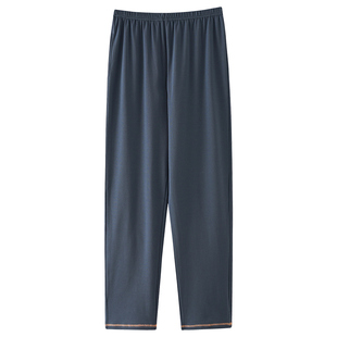 男士纯棉睡裤纯棉居家长裤宽松超大码6XL春秋款100%全棉男款裤子