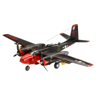 恒辉模型 revell 03823 1/48 B-26 入侵者轰炸机 拼装飞机模型