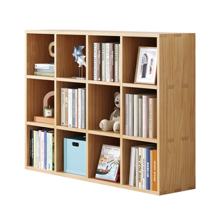 半包围床边隔断柜卧室置物柜床头收纳柜书架置物架落地格子储物柜