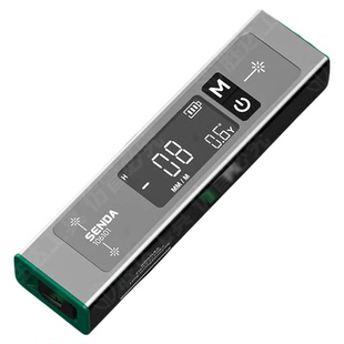 胜达激光水平仪倾角仪高精度数显小型坡度水平尺红外线投线角度仪