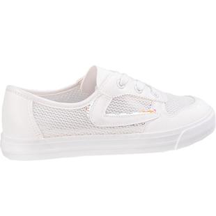 夏季网鞋女透气网面小白鞋女单网薄款防滑不磨脚网软底休闲纱白鞋