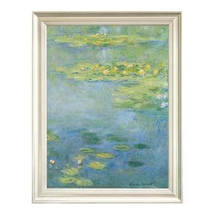 法式莫奈电表箱装饰画现代竖版电表盒遮挡挂画餐厅配电箱欧式复古