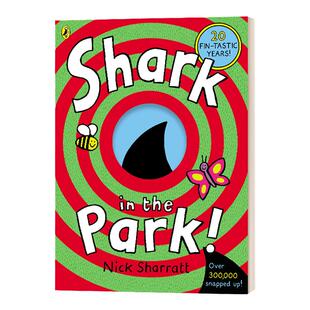 公园里的鲨鱼 英文原版 Shark In The Park 吴敏兰绘本 儿童英语启蒙亲子阅读图画书 英文版 Nick Sharratt 进口英语原版书籍