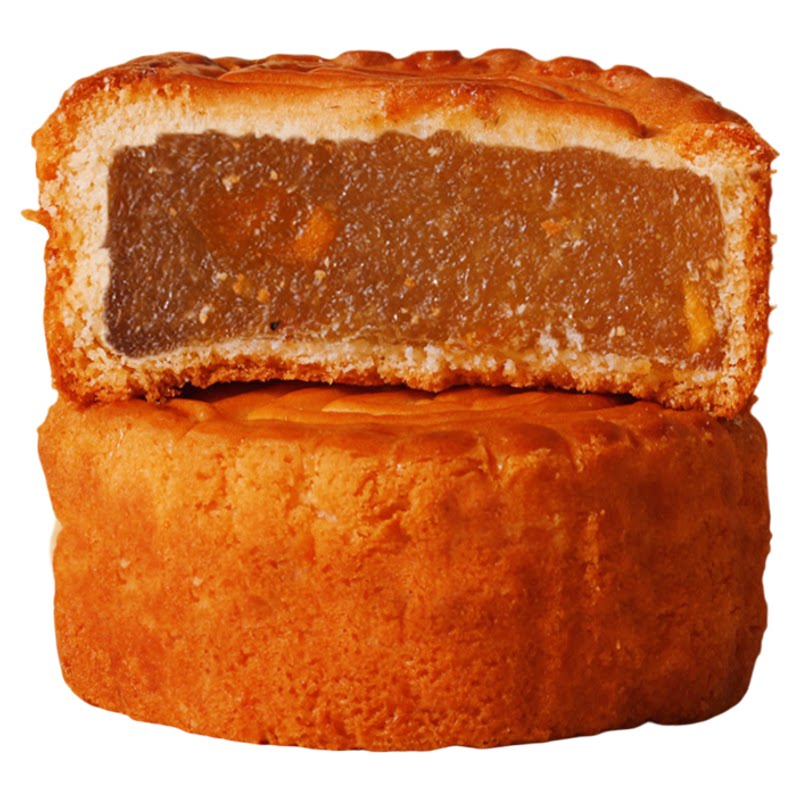 城上村中秋月饼黄桃味果肉饱满许昌老字号传统手工月饼传承糕点75