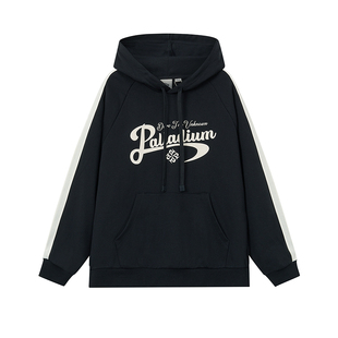 PALLADIUM帕拉丁上装复古拼接设计男款连帽卫衣1012609