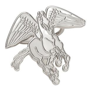 披风骏马银色飞马丝巾扣纯铜流苏围巾固定扣女配饰高级感方巾打结