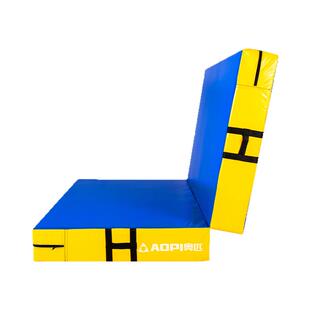 奥匹跳高垫PVC折叠防水跆拳道武术空翻垫海绵垫跳高体操训练器材