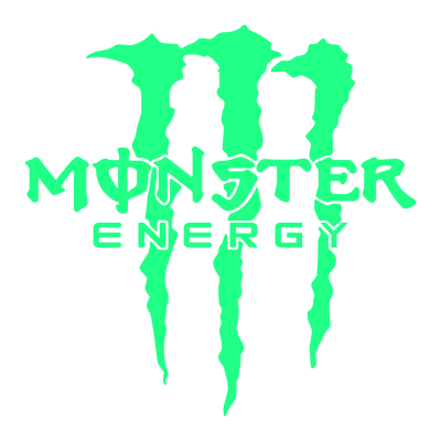 魔爪Monster贴纸防水鬼爪头盔贴