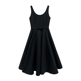 板栗西西【温柔间隙】秋冬法式气质设计感翻领内搭上衣背带裙套装