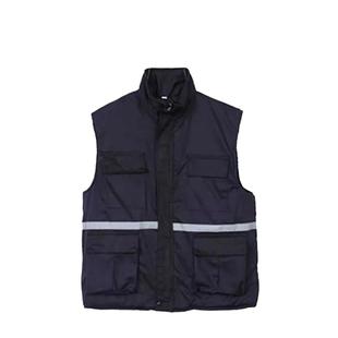 中远船厂棉马甲冬季防寒保暖劳保工装男加厚保暖背心坎肩定制