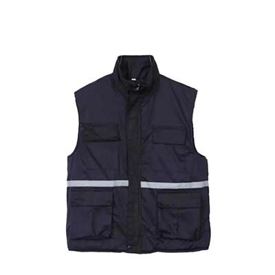 中远船厂棉马甲冬季防寒保暖劳保工装男加厚保暖背心坎肩定制