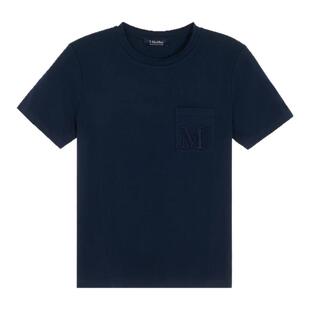 MAX MARA 女士净版纯棉休闲百搭短袖圆领T恤衫银泰百货 301574