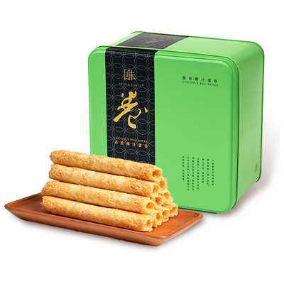 回未香浓椰汁蛋卷礼盒礼品零食