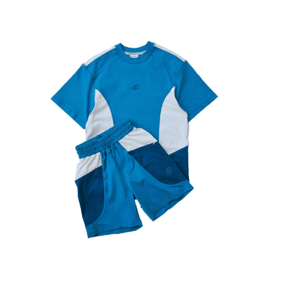 iaiammo 25SS原创 洋气男女中大儿童装休闲凉感拼色运动短袖短裤