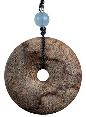 天然越南惠安沉香雕刻葫芦吊坠