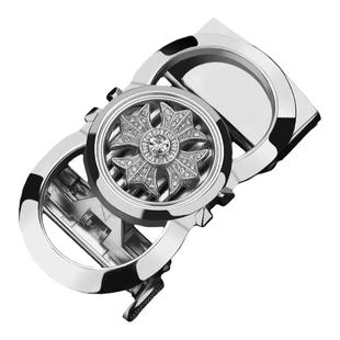 时来运转自动扣男士高端商务百搭皮带扣头情人节送礼年轻人裤带头