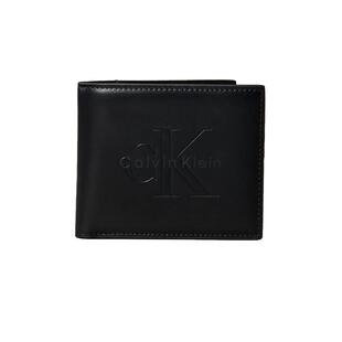 【自营】Calvin Klein26春夏男士印花LOGO短款牛皮钱包LV04D1156G