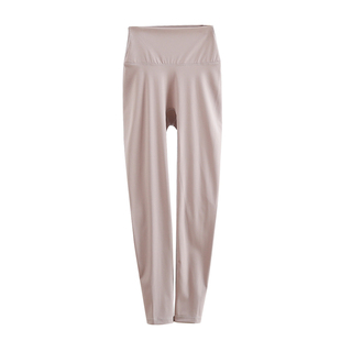 奶油色系~普拉提瑜伽裤女裸感高腰提臀紧身健身服打底速干运动裤
