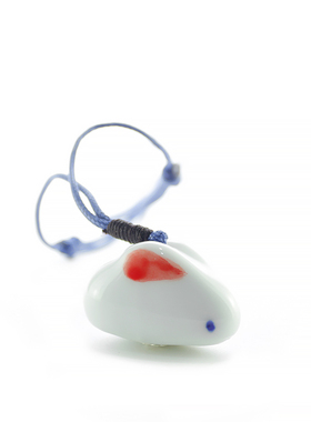 饰品手绘项链陶瓷小兔子