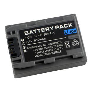 适用于 SONY索尼 DCR-DVD602E 603E 653E 803E 905E NP-FP50 FP51 摄像机电池 充电器 座充 FP70 FP90 FP71
