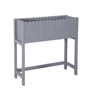 防腐木花槽长方形阳台院子花盆庭院长条隔断种植花箱户外花架围栏