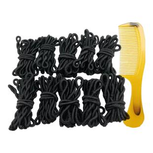 大号老式留芳高弹力橡皮筋女基础黑色发绳发圈扎马尾盘发头绳皮套