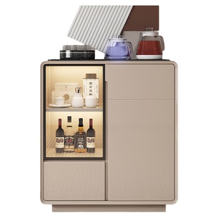 智能茶吧机置物柜一体家用多功能泡茶饮水机靠墙实木餐边柜茶水柜