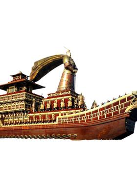 历史文化主题汉武大帝名人玻璃钢彩绘大型户外景观不锈钢金属雕像