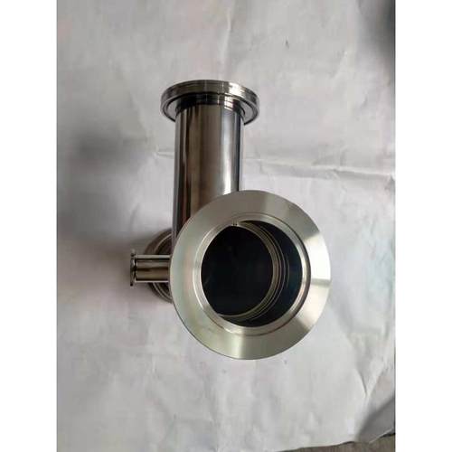 不锈钢真空KF波纹管柔性可伸缩 补偿软管焊接件ISO三通弹性连接器