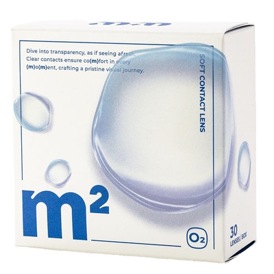 【超值囤货装】mm隐形眼镜日抛30片*4盒小蓝片120片38%/55%含水量