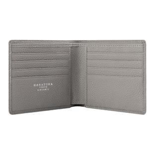 HANATORA花虎真皮钱包高级感两折卡包短款新款大容量手工男款女款