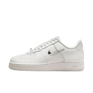 Nike耐克女鞋空军一号运动鞋白色AF1银勾低帮休闲板鞋IU7558-030
