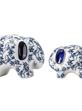 雅之器陶瓷饰品玄关大象