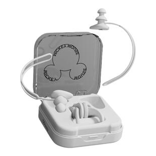 迪士尼游泳耳塞专业防水不隔音神器带绳防丢失防进水洗澡鼻夹成人