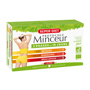 直邮法国本土superdiet有机三部曲身一个月量植物提取